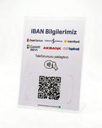 Akıllı Kolay Ödeme/IBAN Bilgileri Standı(QR/NFC Destekli)