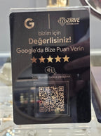 Standlı Google Yorum Kartı (QR/NFC Destekli)